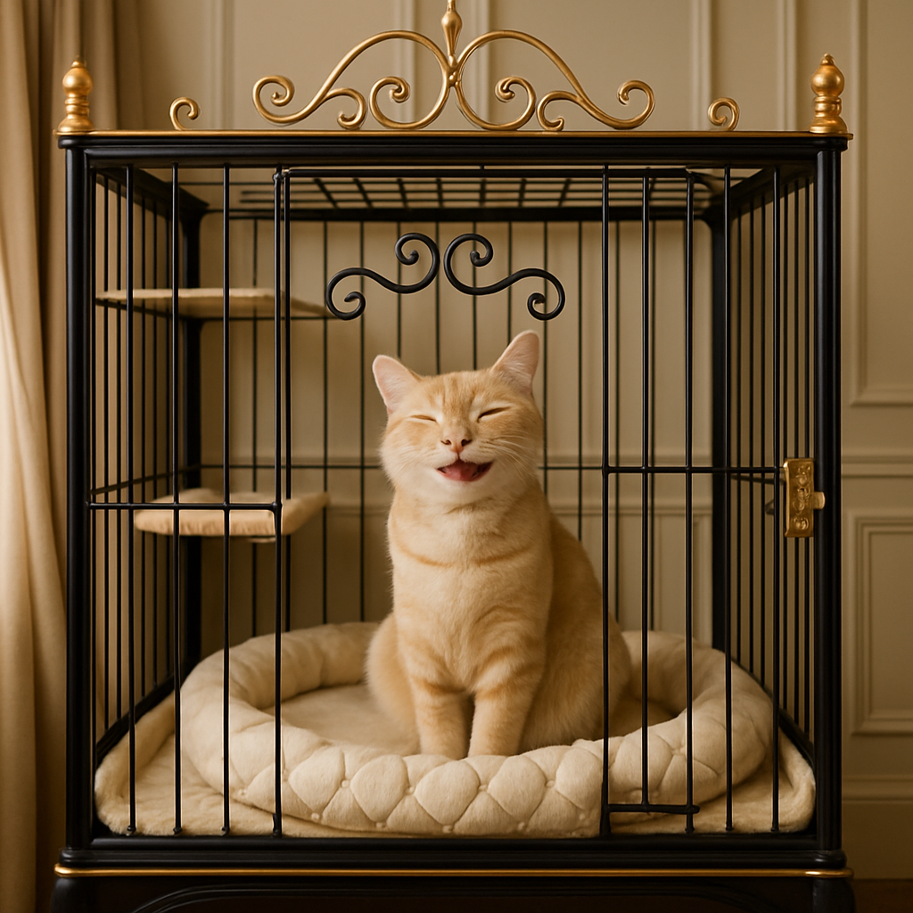 Cage de luxe pour chats